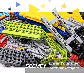 Amazon.com: SEEMEY 430Pcs Beams-Pins-axle-Parts Set Compatible